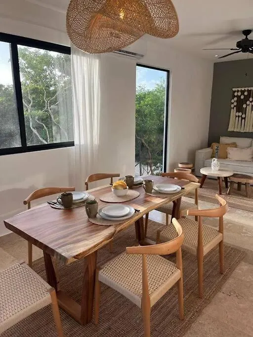 Apartamento De Lujo 2 Dormitorios Con Balcon Aldea Zama Tulum Apartment